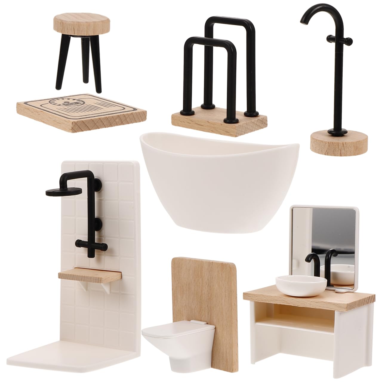 MOCHI新品未使用　ferm Living バスルームシェルフ ferm LIVING / Bola Braided Floor Vase - 自然美を纏う手編みの